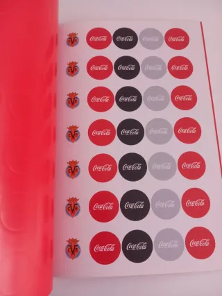 Cuadernos Coca-Cola Fútbol Chapas