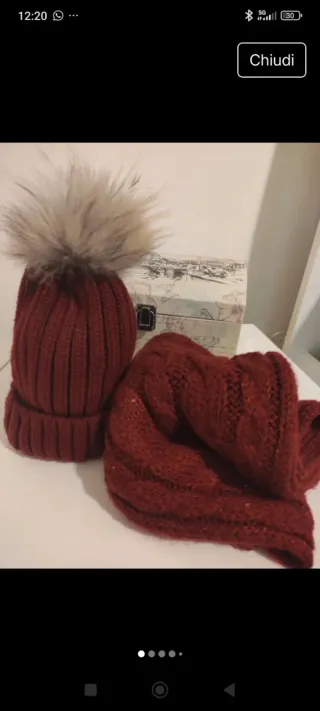 Set cappello +sciarpa