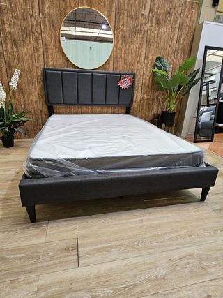 CAMA CON SOMIER ,COLCHON Y CABECERO - ENVIO GRATIS