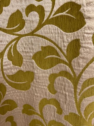 2 Cortinas Verdes y Plateadas