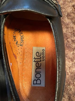 Mocasines Bonette Hombre Talla 42 Negro Nuevos
