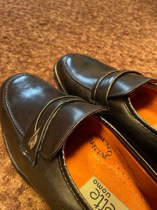 Mocasines Bonette Hombre Talla 42 Negro Nuevos