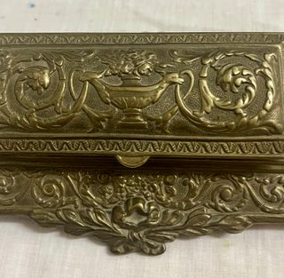 Guarda sellos bronce 5 espacios ~1900