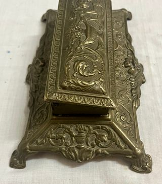 Guarda sellos bronce 5 espacios ~1900