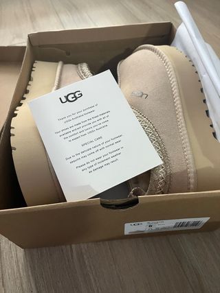 Zapatillas UGG Beige Plataforma