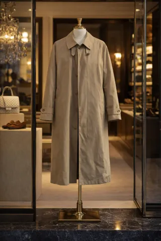 Gabardina vintage hombre T 50