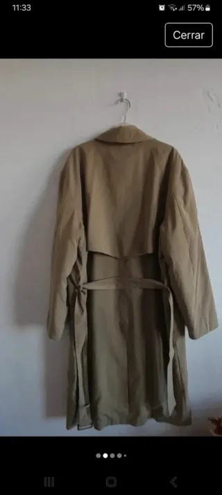 Gabardina vintage hombre T 50