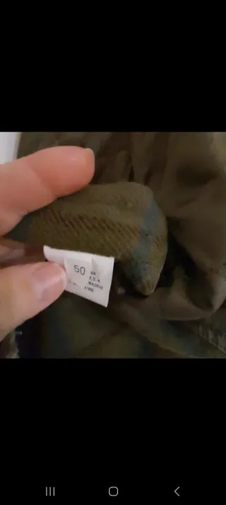 Gabardina vintage hombre T 50