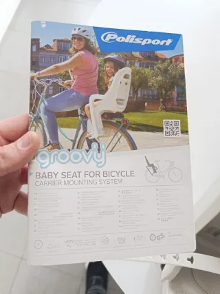 Silla Bebé Bicicleta hasta 22kg