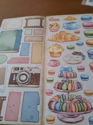 Adornos scrapbooking y pegatinas