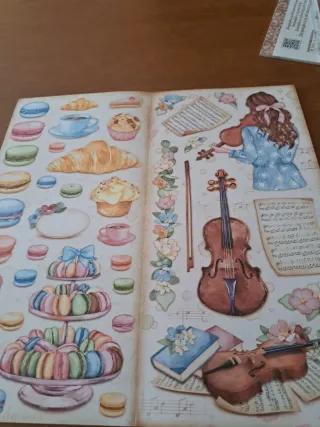 Adornos scrapbooking y pegatinas