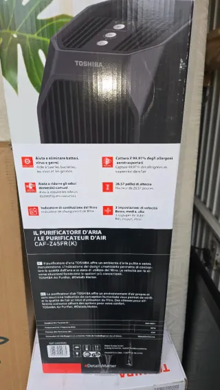 Purificador de aire Toshiba Negro