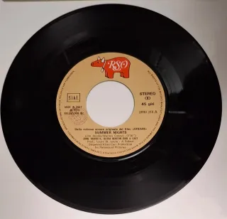 45 Giri Colonna Sonora Film Grease