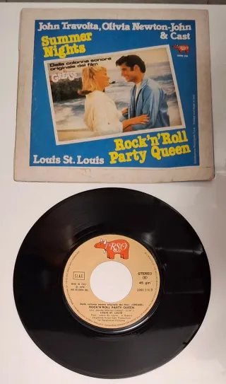 45 Giri Colonna Sonora Film Grease