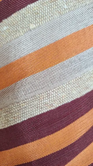 Manta de seda y lana artesanal