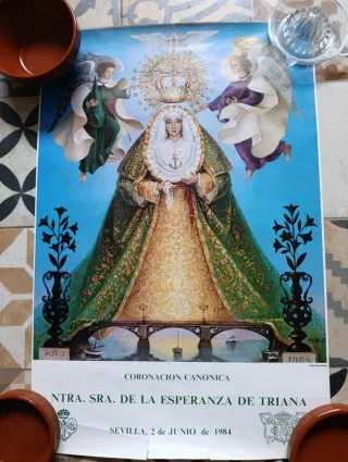 Cartel Coronación Esperanza Triana 1984