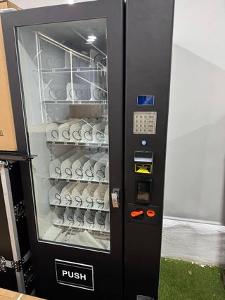 Máquina Expendedora Billetes Monedas Tarjetas