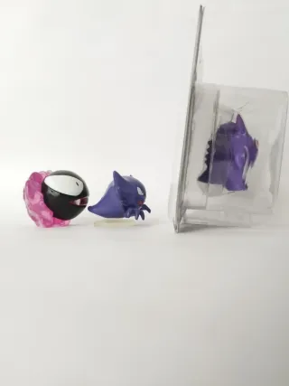 Figuras Pokémon Gastly, Haunter y Gengar