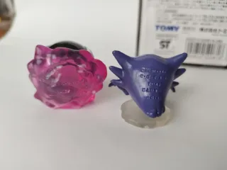 Figuras Pokémon Gastly, Haunter y Gengar