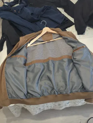 Chaqueta hombre ante marrón CANDAS