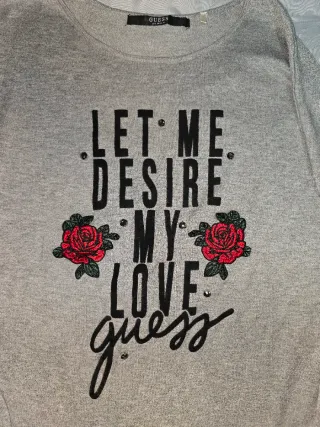 Jersey Guess gris mujer talla XS