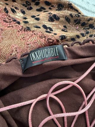 Vestido largo estampado