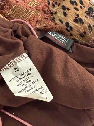 Vestido largo estampado