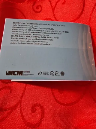 Moneta 2€ Proof Portogallo 2025