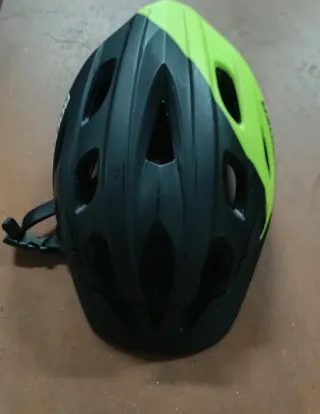 Casco Rockrider Negro y Verde