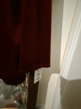 Chándal de terciopelo granate