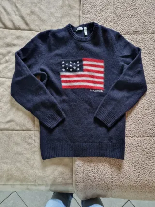 Maglione U.S. Polo Assn. bandiera USA