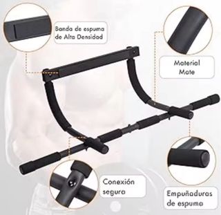 Barra de dominadas para puerta