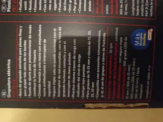 Grapadora eléctrica Parkside PET 25 C3