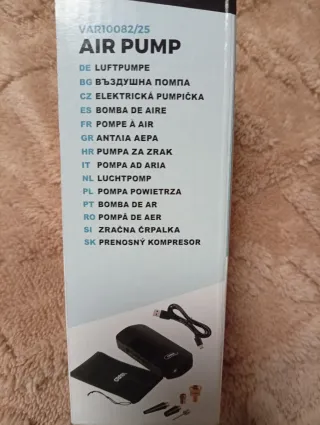 Inflador Portátil con Linterna