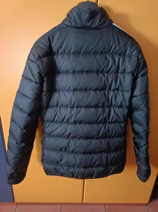 Piumino Adidas nero con strisce