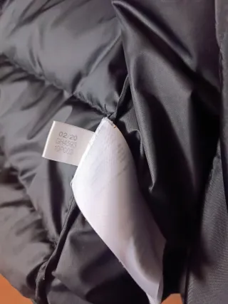 Piumino Adidas nero con strisce