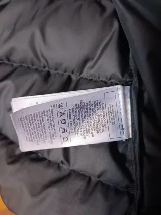 Piumino Adidas nero con strisce