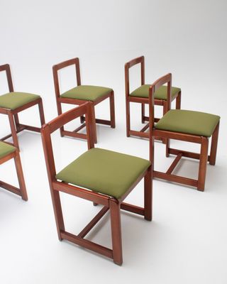 Sillas Mid-Century Estilo Corona, juego de 6