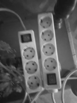 Regleta 5 enchufes con interruptor