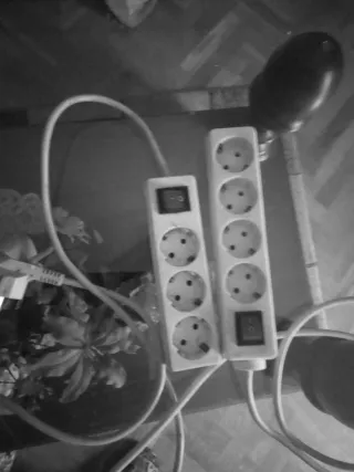 Regleta 5 enchufes con interruptor