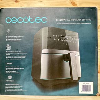 Freidora aire Cecofry Full InoxBlack 5500 Pro 5,5L