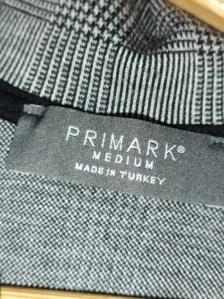 Sudadera Primark QuarterZip Cuadros Príncipe Gales
