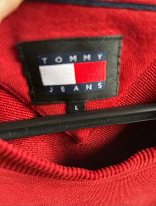 Sudadera Tommy Jeans Roja