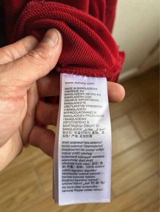 Sudadera Tommy Jeans Roja