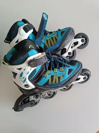 Set Patines, Casco, Protecciones y Bolsa Oxelo