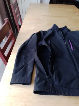 Cazadora Decathlon XL Negra Abrigo