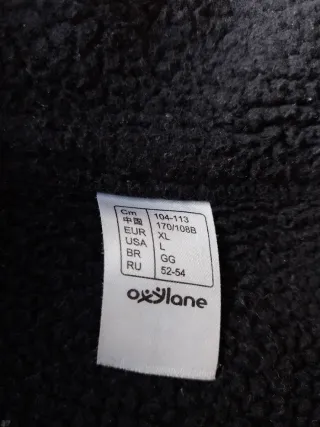 Cazadora Decathlon XL Negra Abrigo