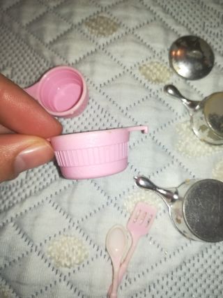 Acessórios Barbie Cozinha Panelas e Utensílios