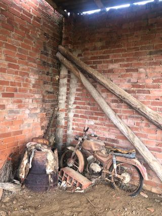 Moto Clásica Ciclomotor Antigua
