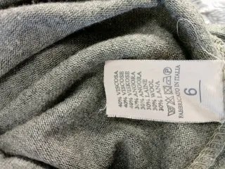 Pantalones de punto anchos Made in Italy Vintage